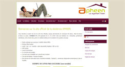 Desktop Screenshot of apheen.fr